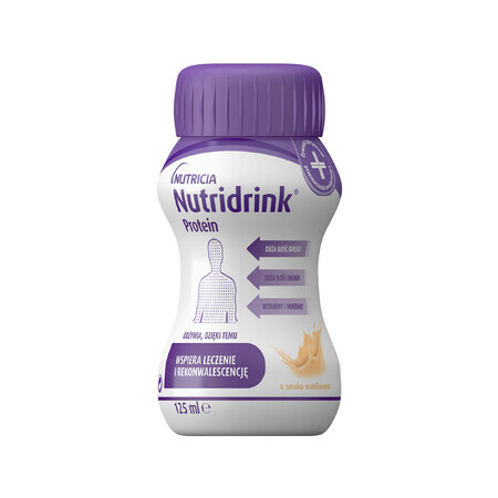 Nutridrink Eiwit, vanillesmaak, 4 x 125 ml