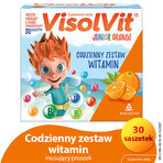 VisolVit Junior Orange, Brausepulver, Orangengeschmack, 30 Portionsbeutel