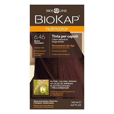 Biokap Nutricolor, coloration, 6.46 Venetian red, 140 ml