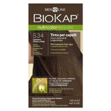 Biokap Nutricolor Delicato, haarkleur, 5.34 honing kastanje, 140 ml