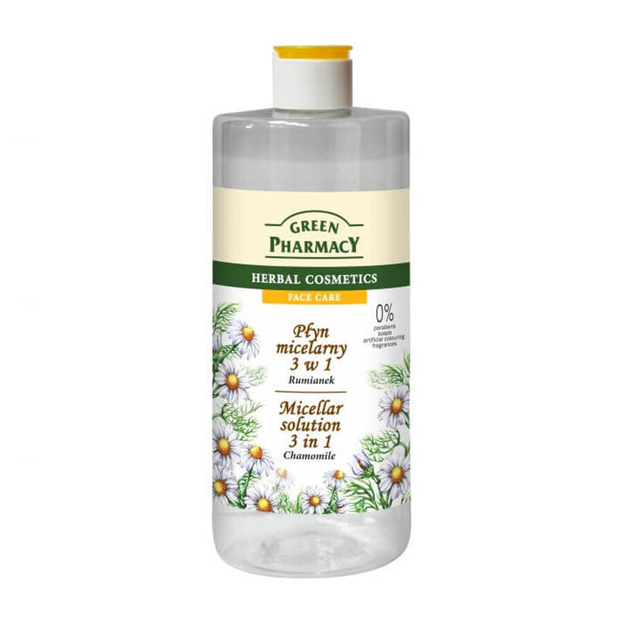 Groene apotheek, Micellaire lotion 3in1, kamille, 500 ml