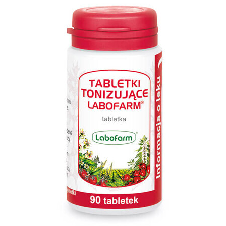 Labofarm tonic comprimés 150 mg + 30 mg + 100 mg + 40 mg, 90 comprimés