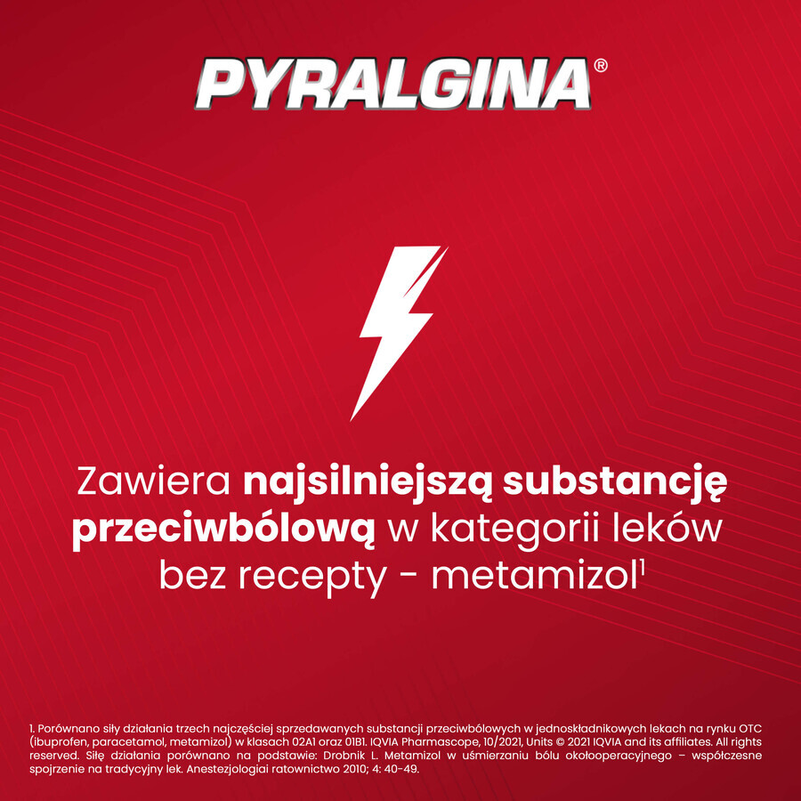 Pyralgin 500 mg, 12 tablets