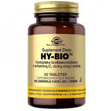 Solgar Hy-Bio, complexe de bioflavonoïdes avec vitamine C, cynorrhodon et rutine, 50 comprimés