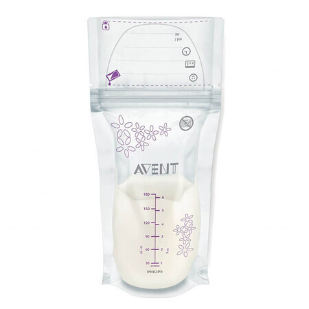 Avent, breast milk storage bags, SCF603/25, 25 units