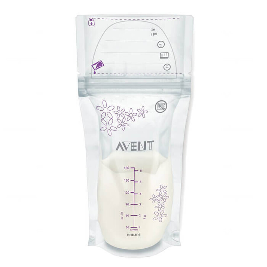 Avent, breast milk storage bags, SCF603/25, 25 units