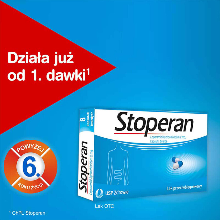 Stoperan 2 mg, 8 capsule