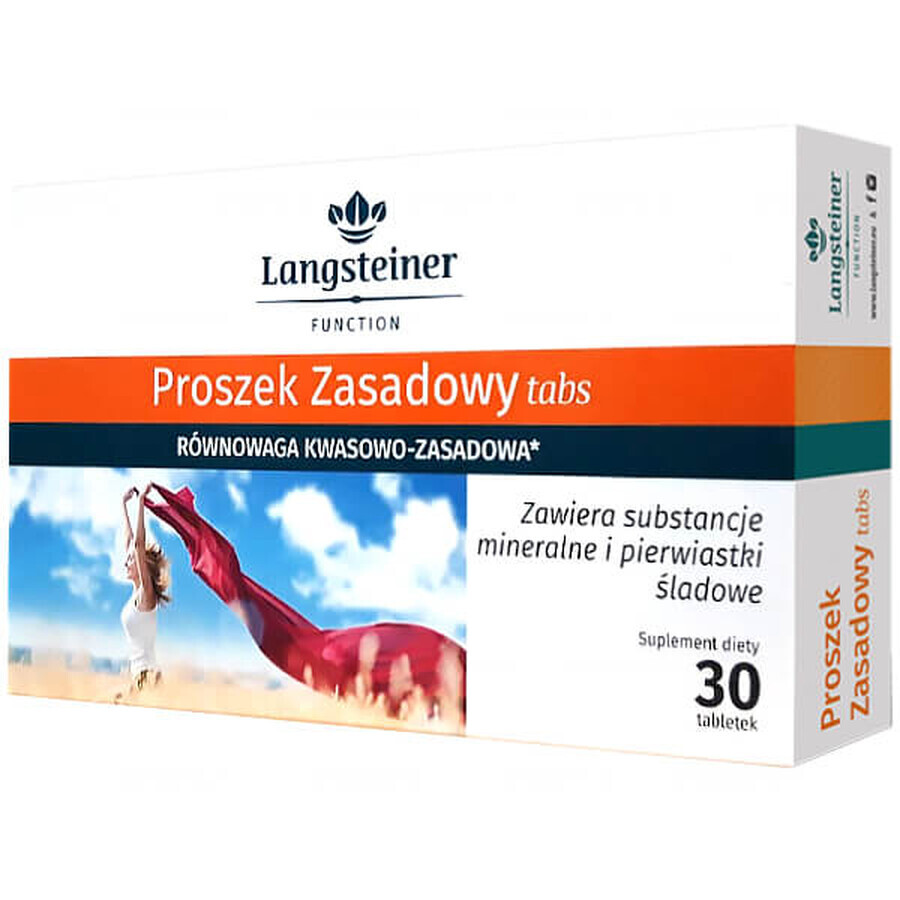 Langsteiner Alkaline Poeder Tabs, 30 tabletten