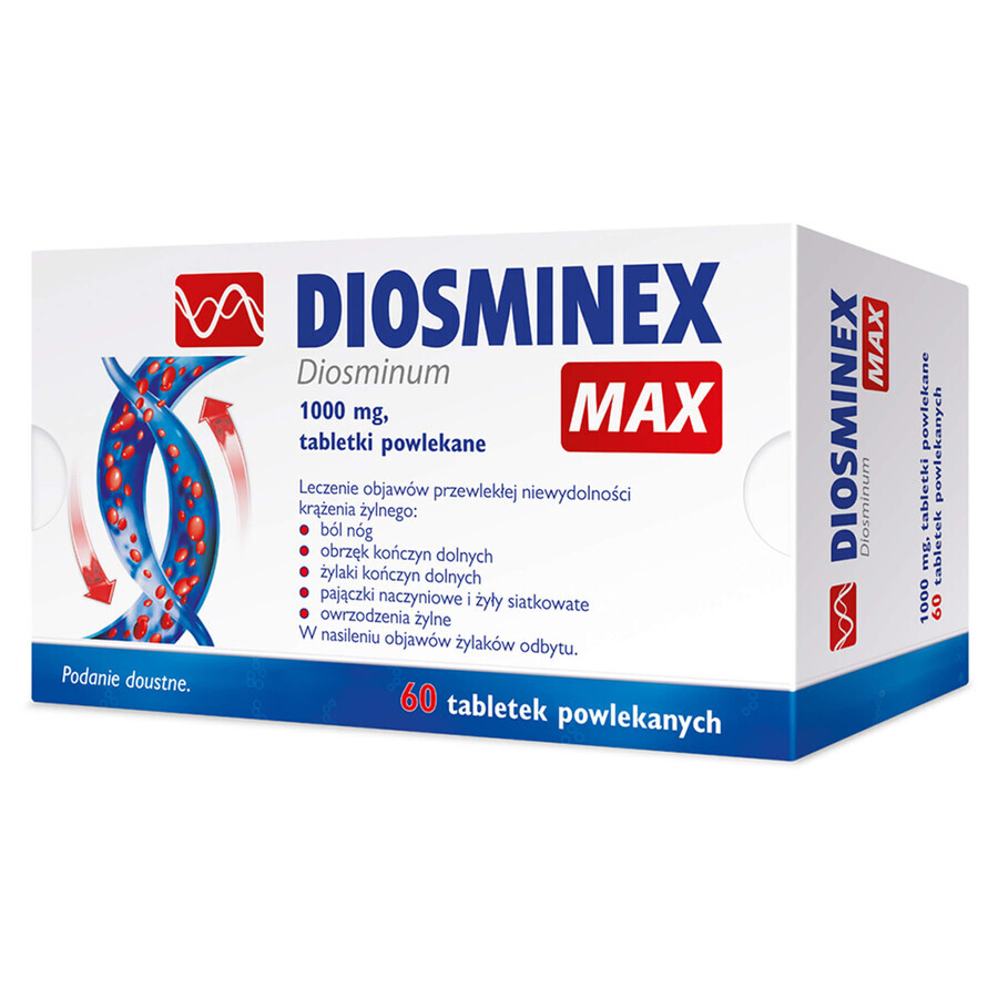 Diosminex Max 1000 mg, 60 Tabletten