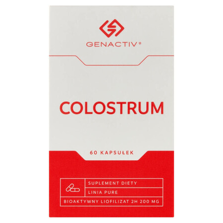 Genactiv Colostrum, 60 capsules