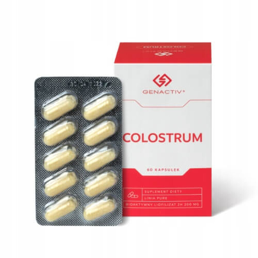 Genactiv Colostrum, 60 capsules