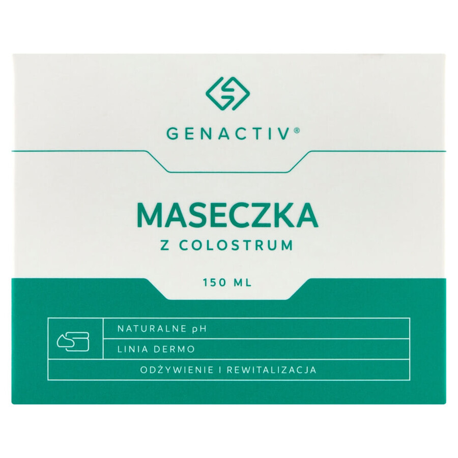 Genactiv, colostrum gezichtsmasker, 150 ml