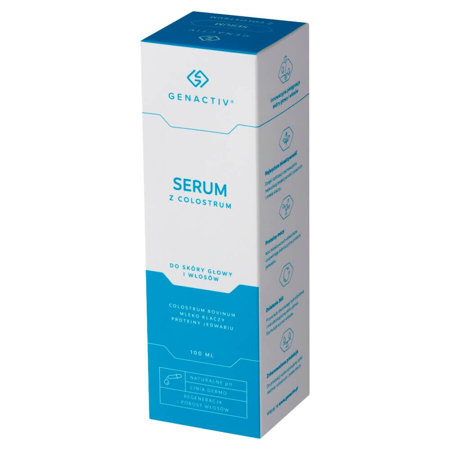 Genactiv, colostrum serum voor hoofdhuid en haar, 100 ml