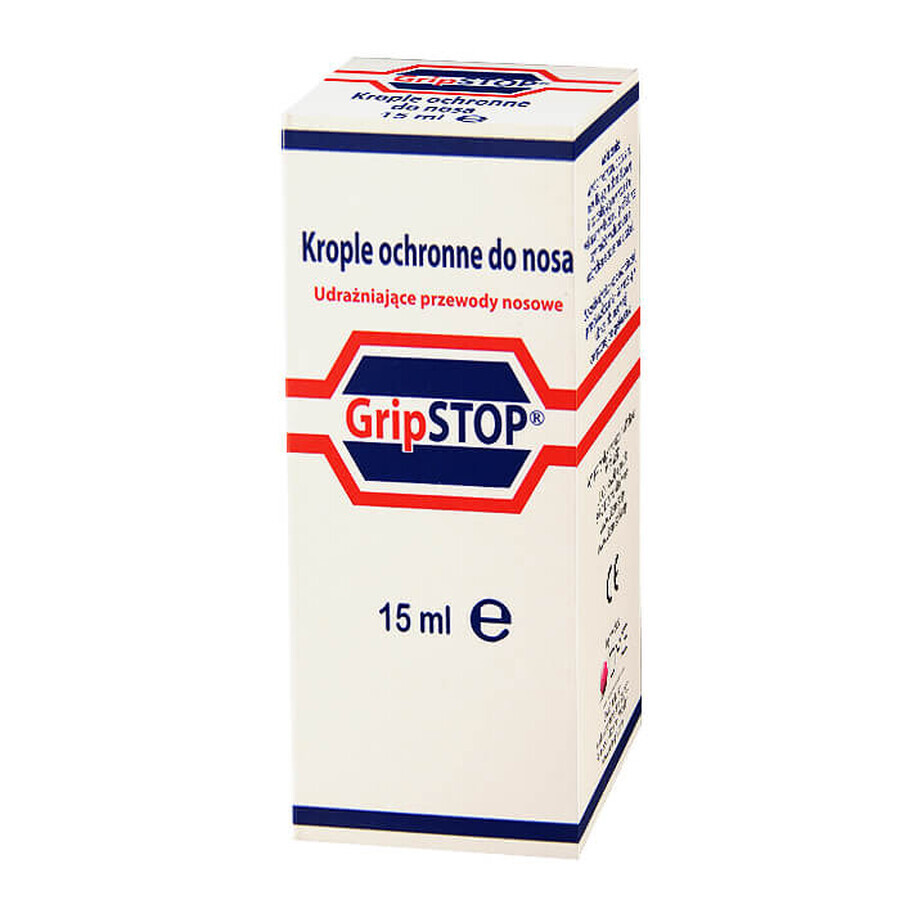 Grip Stop, druppels voor neusbescherming, 15 ml