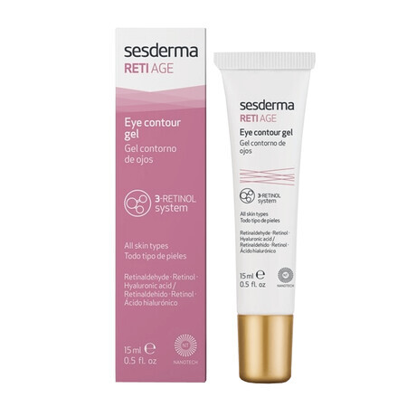 Sesderma Reti-Age, gel-cream for eyes and eye contour, 15 ml