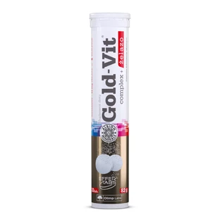 Olimp, Goud-Vit Complex + IJzer, sinaasappelsmaak, 20 bruistabletten