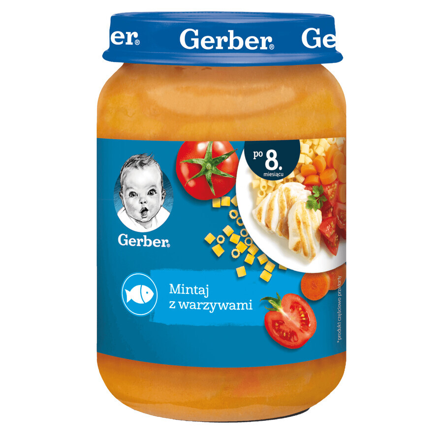 Gerber Lunch, koolvis met groenten, na 8 maanden, 190 g