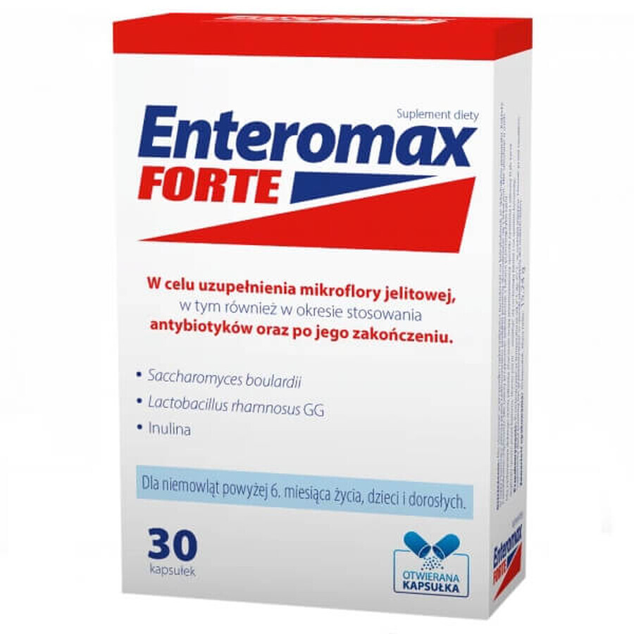 Pharmasis Enteromax Forte, 30 capsule apribili