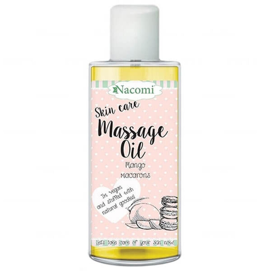 Nacomi, body oil, firmness, Mango Macarons, 150 ml