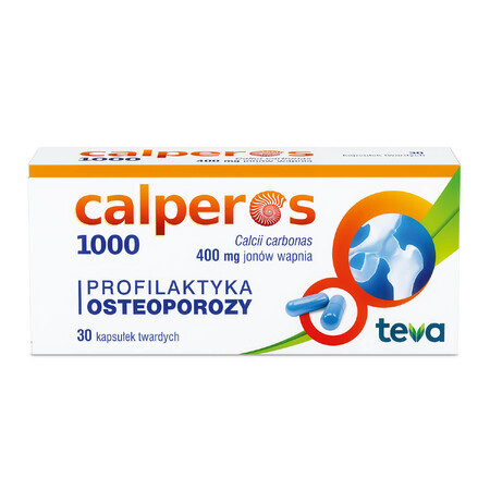 Calperos 1000 400 mg, 30 hard capsules