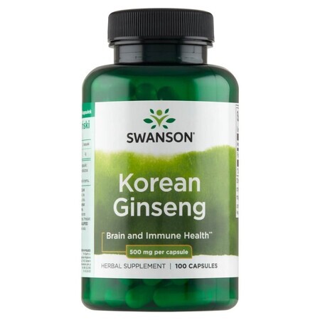 Swanson Korean Ginseng, 100 capsules