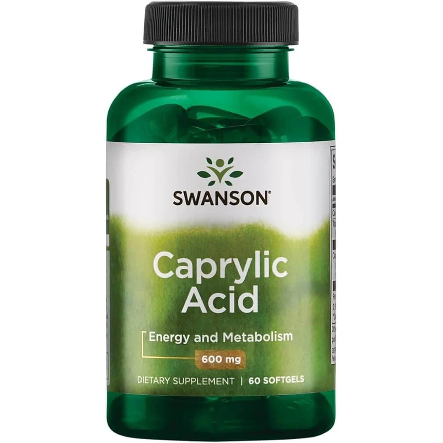 Swanson Caprylsäure, Caprylsäure, 60 Kapseln