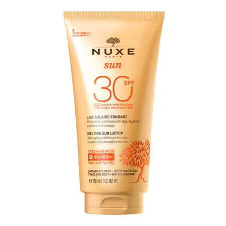 Nuxe Sun, gezichts- en lichaamsbruiningslotion SPF 30, 150 ml