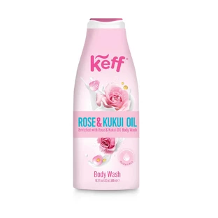 Roos &amp; Kukui-olie Keff Douchegel, 500 ml, Sano