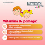 Magnefar B6 Junior, vloeibaar voor kinderen vanaf 3 jaar en volwassenen, frambozensmaak, 120 ml