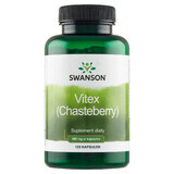 Swanson Vitex Chasteberry, Immaculate, 120 Capsules