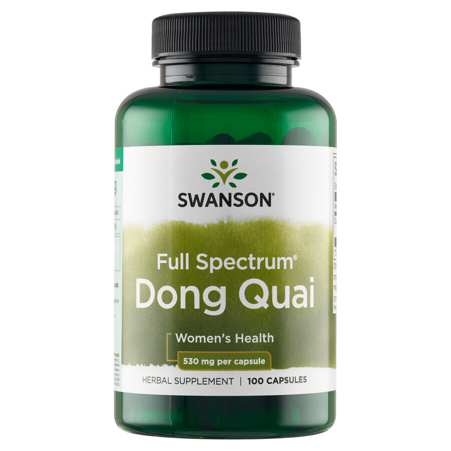 Swanson Full Spectrum Dong Quai, engelwortel, 100 capsules