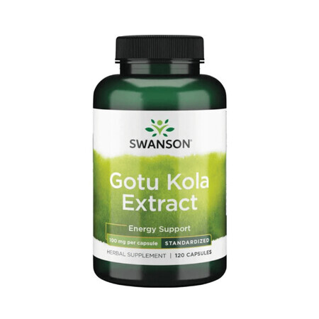 Swanson Estratto di Gotu Kola, Centella Asiatica, 120 capsule