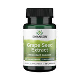 Swanson Estratto di semi d'uva MegaNatural Gold, estratto di semi d'uva, 60 capsule