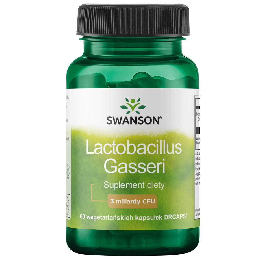 Swanson Lactobacillus Gasseri, 60 plantaardige capsules