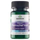 Swanson Ferrochel Chelato, ferro chelato 18 mg, 180 capsule