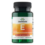 Swanson E, vitamine E 400 IE, 60 gelcapsules