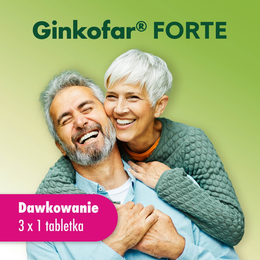 Ginkofar Forte 80 mg, 60 filmomhulde tabletten