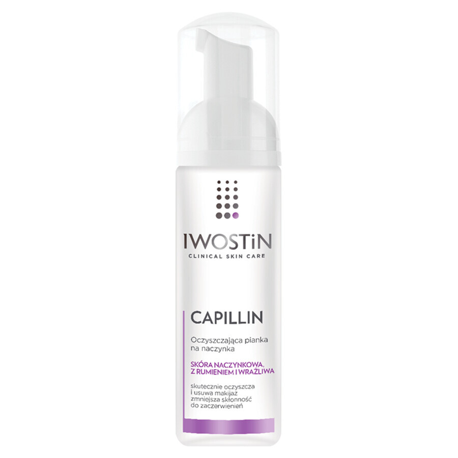 Iwostin Capillin, reinigend schuim voor haarvaatjes, 165 ml