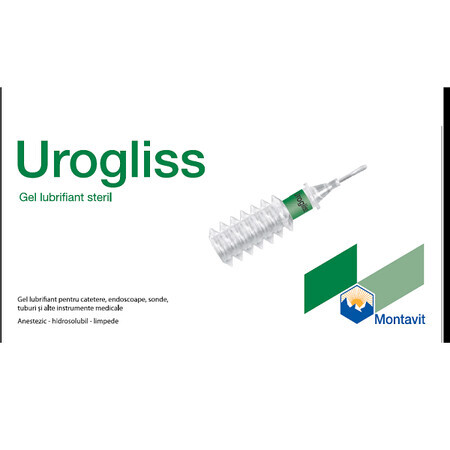 Urogliss Steriele Verdovende Glijgel, 25 spuiten, Montavit