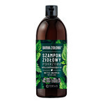 Barwa Ziołowa, brandnetelshampoo, vet haar, 480 ml