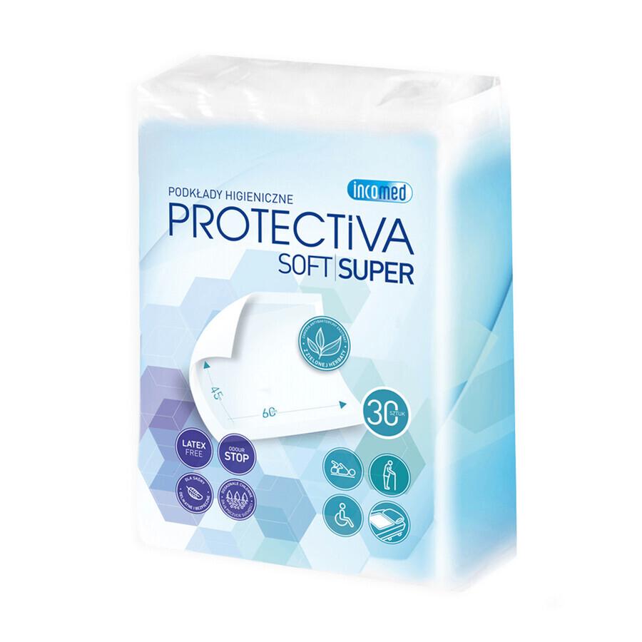 Protectiva Soft Super, hygiënepads, 45 cm x 60 cm, 30 eenheden