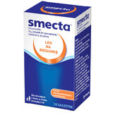 Smecta 3 g, orange-vanilla flavor, 10 sachets