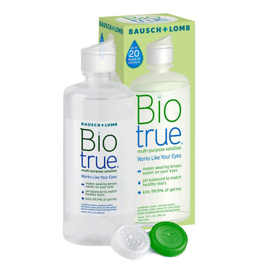 Biotrue, contact lens care solution, 300 ml