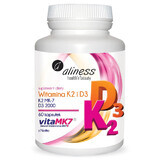 Aliness Vitamine K2 MK-7 100 µg + D3 2000 IU, 60 capsules