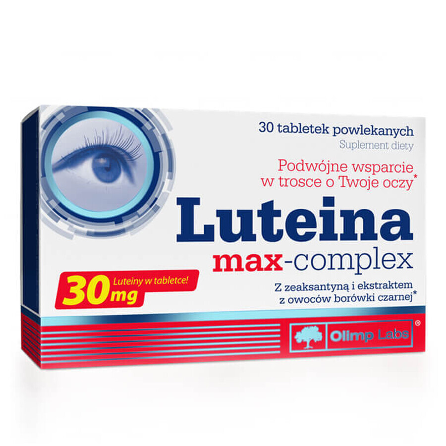 Olimp Luteina Max-Complex, 30 filmomhulde tabletten