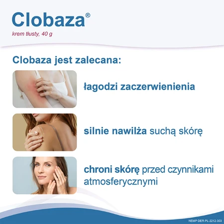 Clobaza, oily cream, complete protection for dry and sensitive skin, 40 g