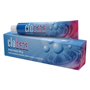 Clobaza, fettende Creme, umfassender Schutz für trockene und empfindliche Haut, 40 g