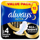 Always Ultra, nachtelijk maandverband met vleugels, Secure Night, 12 stuks