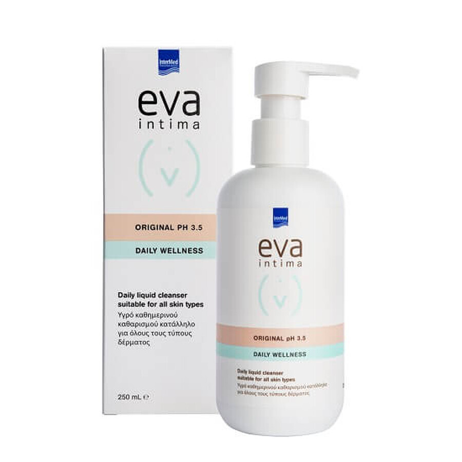 Eva Intima Original Daily Intimate Hygiene Gel pH 3.5, 250 ml, Intermed