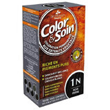 Color&amp;Soin, haarverf, 1N, ebbenhoutzwart, 135 ml